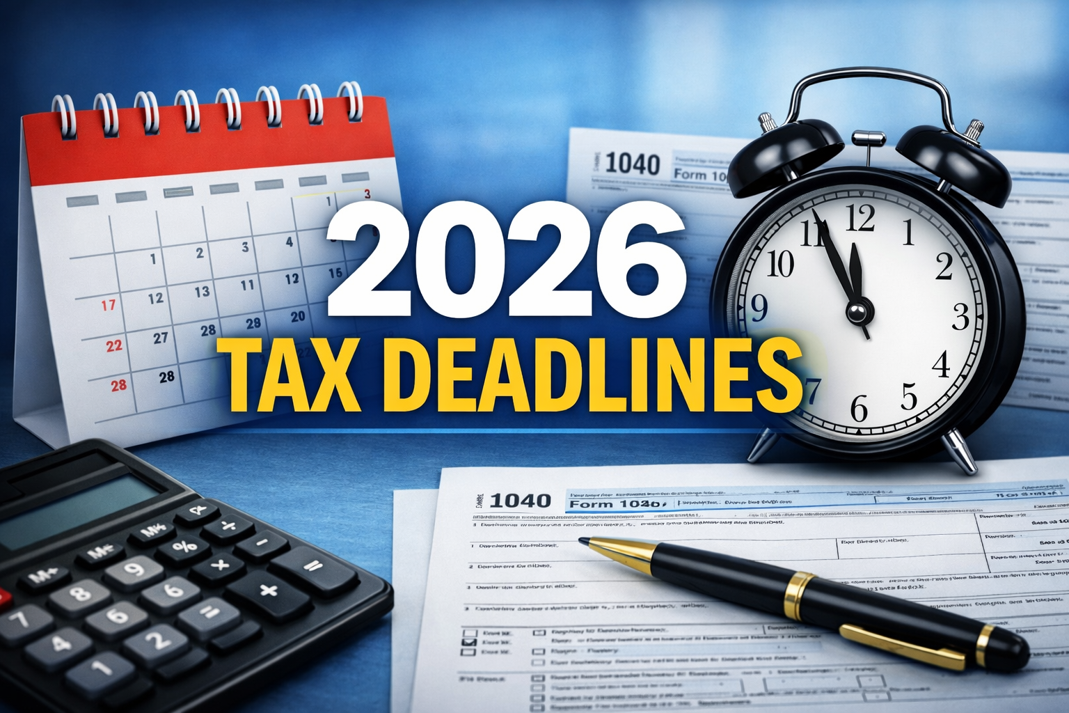 2026 Tax Deadlines You Can’t Afford to Miss