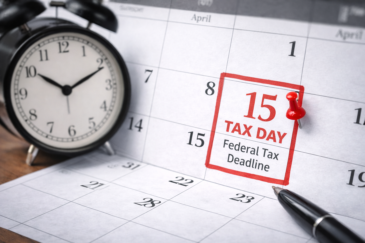 April 15 is Tax Day